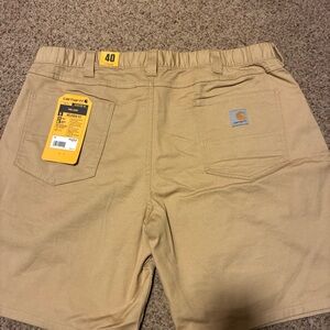 Carhartt Khaki forced relaxed 40 -9 inch inseam